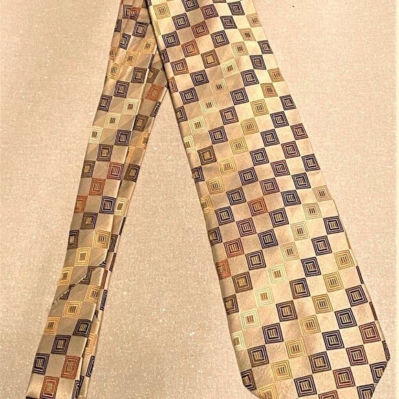 NWOT Alexander Julian American Modern 100% Silk Ti - Picture 3 of 7